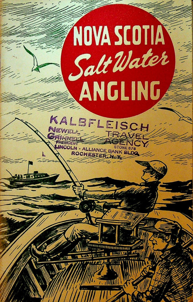 Nova Scotia Salt Water Angling Booklet 1940s Canada0