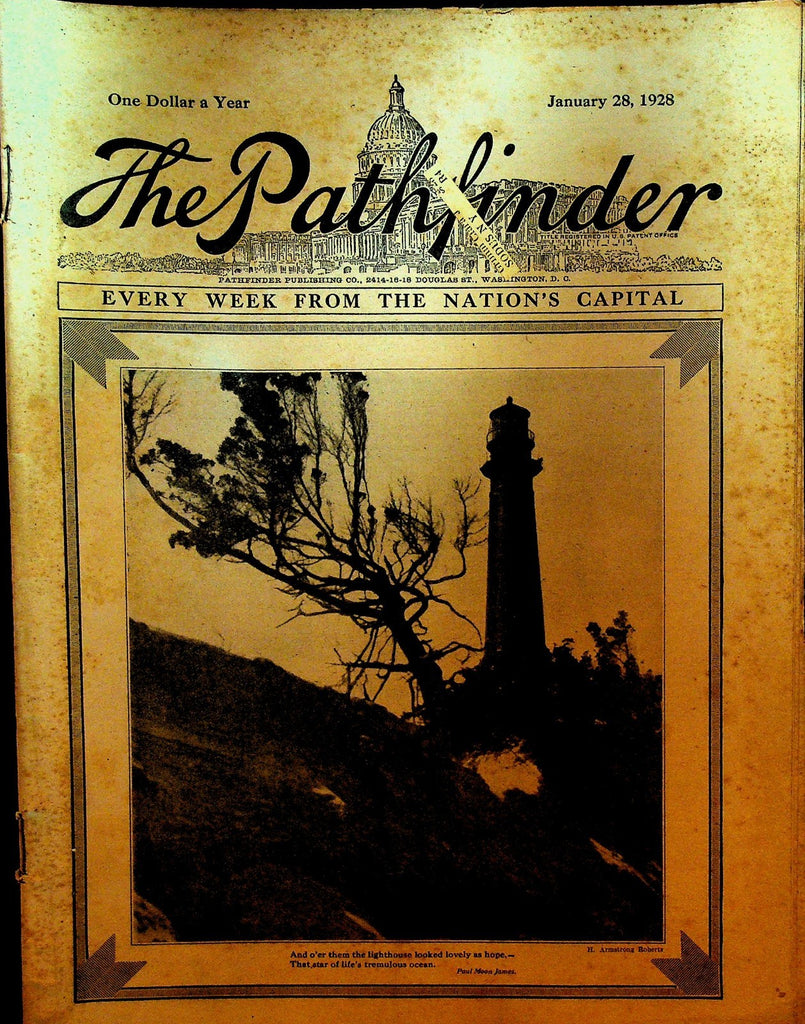 Pathfinder Magazine January 28 1928 Merchant Marines Charles Lindbergh0