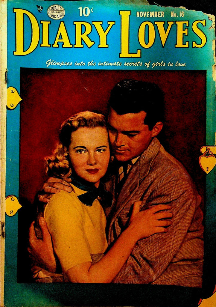 Diary Loves 16 Quality Comics 1951 Golden Age Romance Comic0