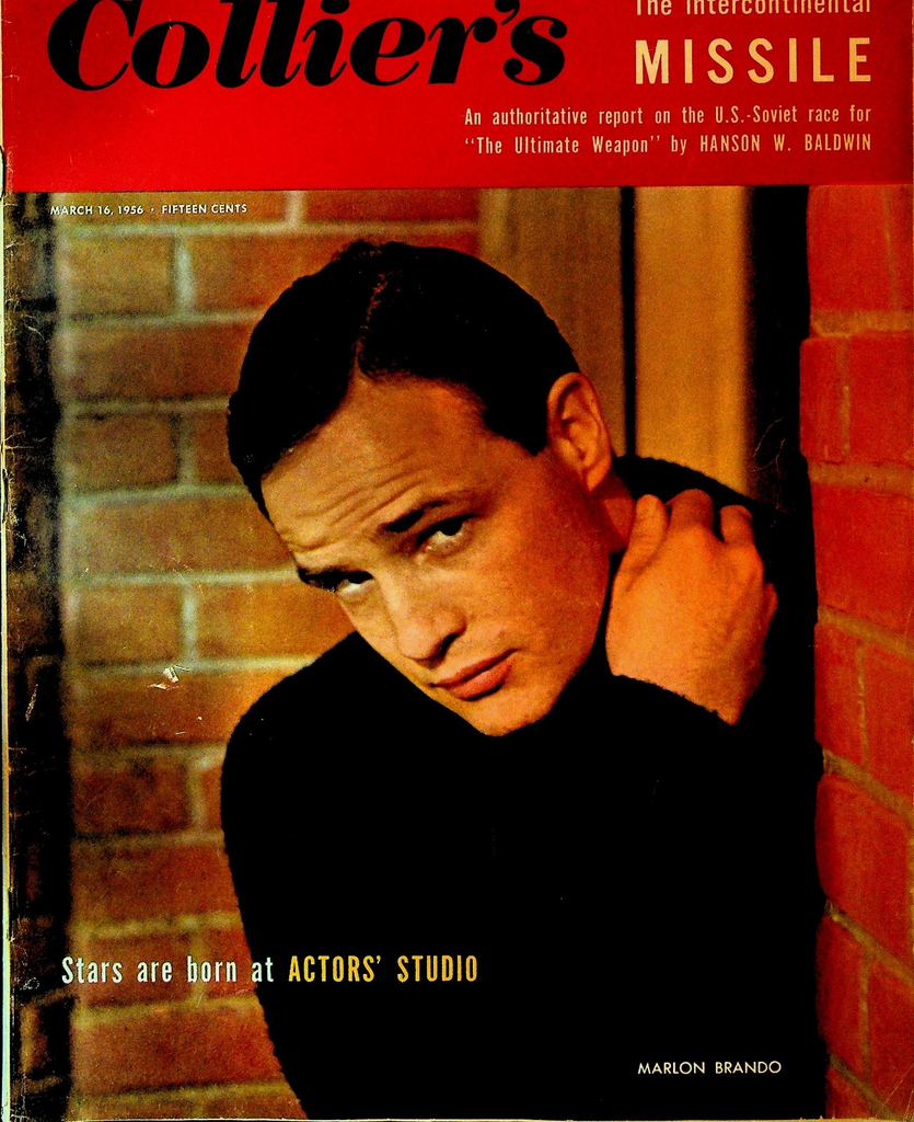 Colliers Magazine March 16 1956 Marlon Brando American Red Cross Bill Russell0