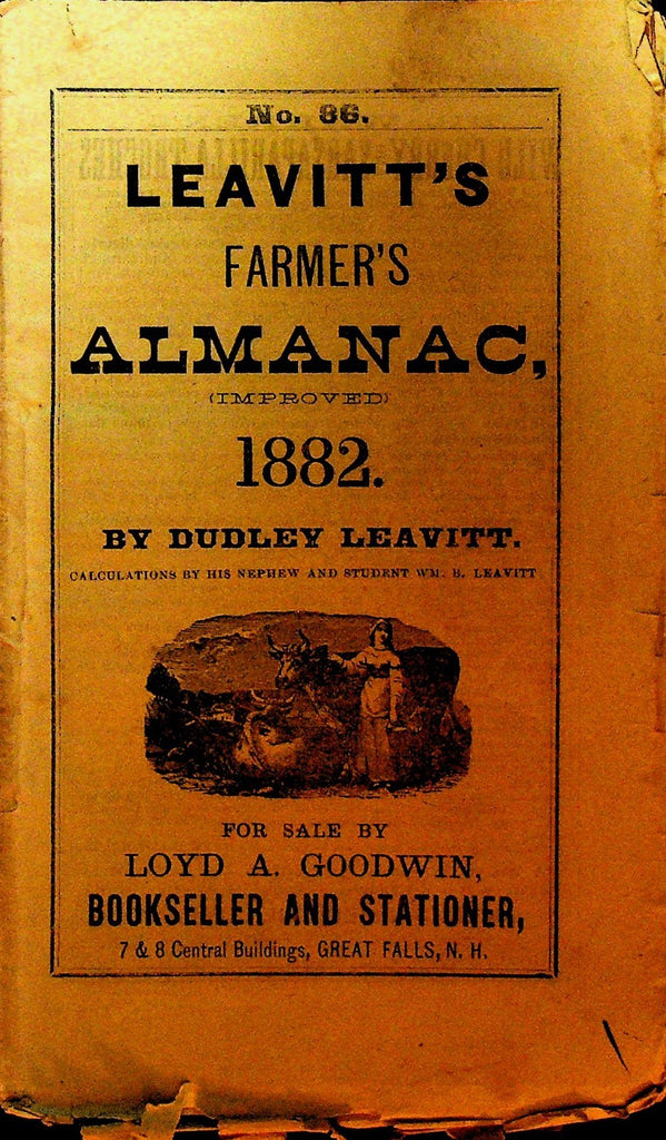 Leavitt's Farmer's Almanac for 1882 Dudley Leavitt0
