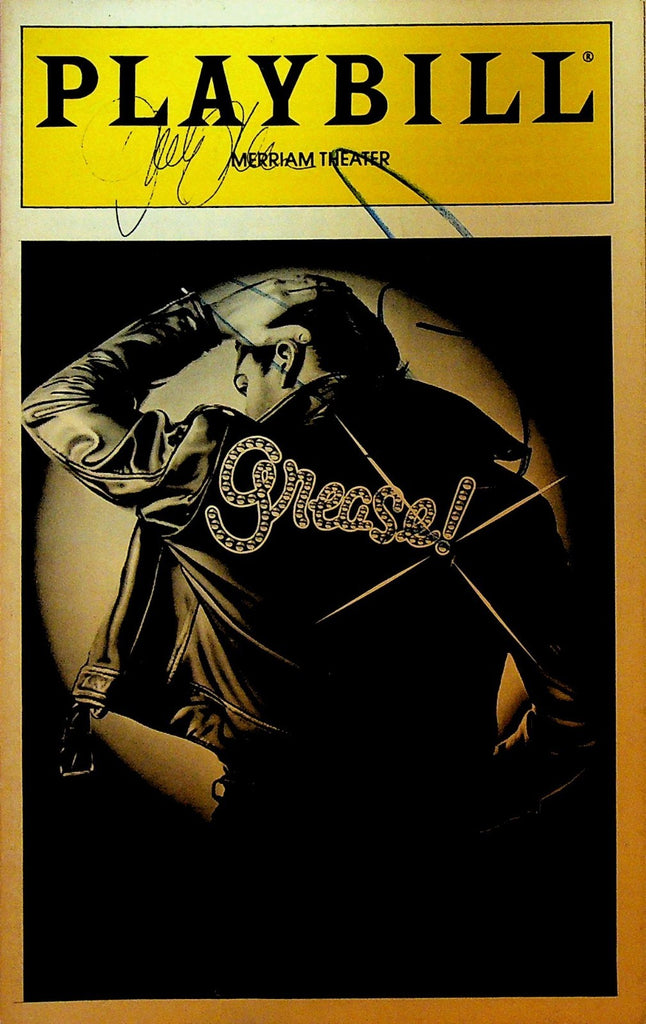 Grease Playbill 1995 Adrian Zmed Mickey Dolenz Autographs0