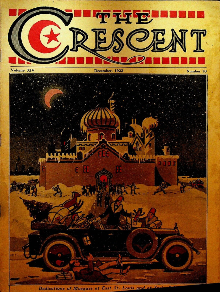 Crescent December 1923 Shriners Magazine Dedication East St Louis Springfield