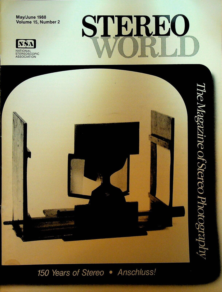 Stereo World Magazine of Photography May 1988 Anschluss WWII Charles Wheatstone