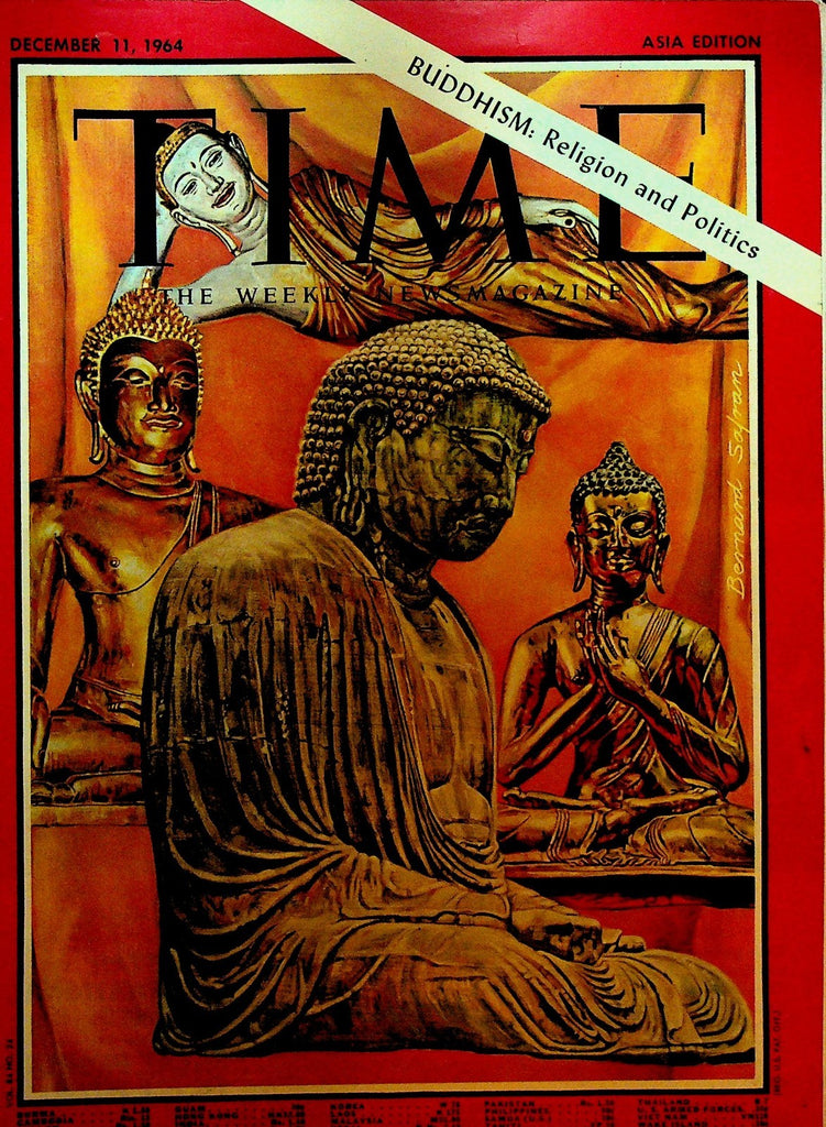 Time December 11 1964 Asia Edition Buddhism Civil Rights Mississippi0