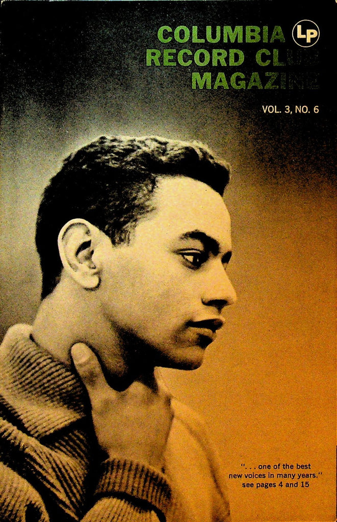 Columbia House Record Club Magazine 1957 Vol 3 #6 Johnny Mathis0