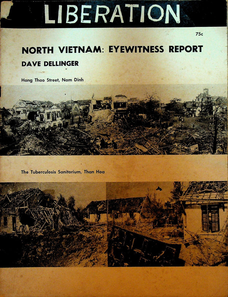 Liberation Magazine December 1966 North Vietnam LBJ David Horowitz0