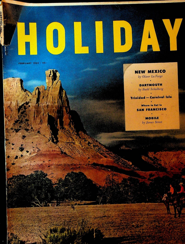 Holiday Magazine February 1952 Robert Montgomery Trinidad San Francisco0