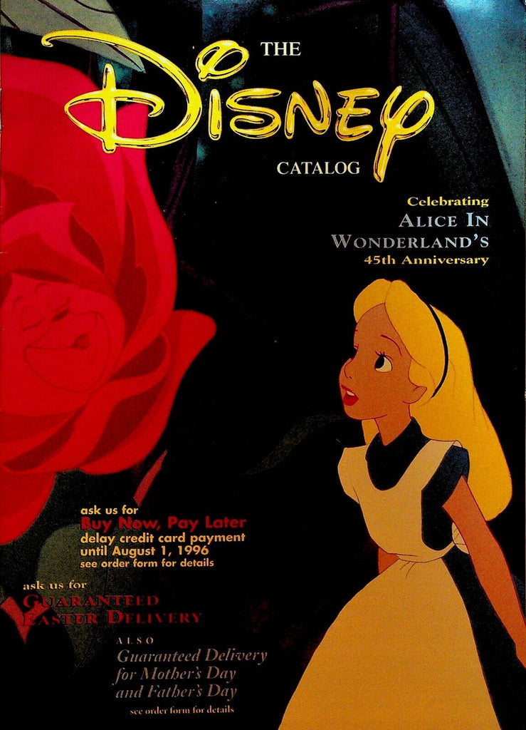 Walt Disney Catalog Holiday 1996 Alice in Wonderland Anniversary