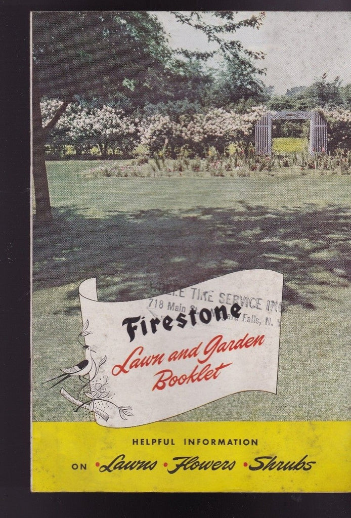 Firestone Lawn & Garden Booklet Helpful Information Lawns Flowers Shrubs 19470
