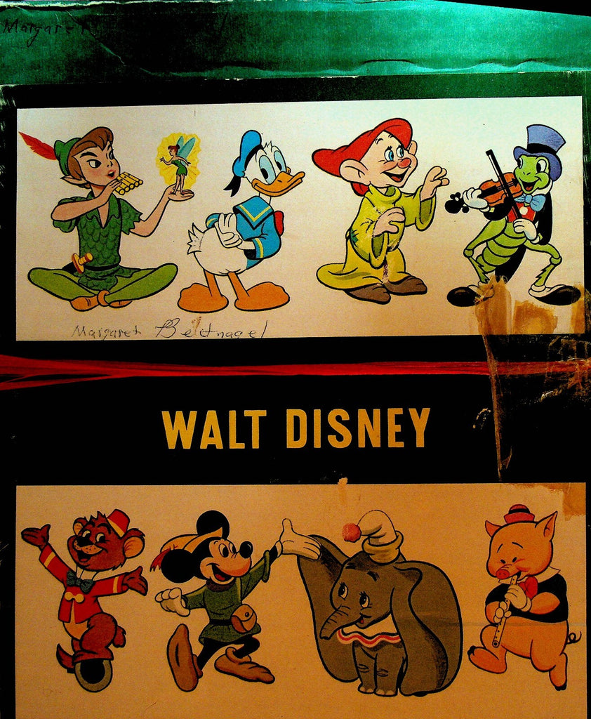 The Wonderful Worlds of Walt Disney 4 Book Set in Slipcase 1965 Golden Press0
