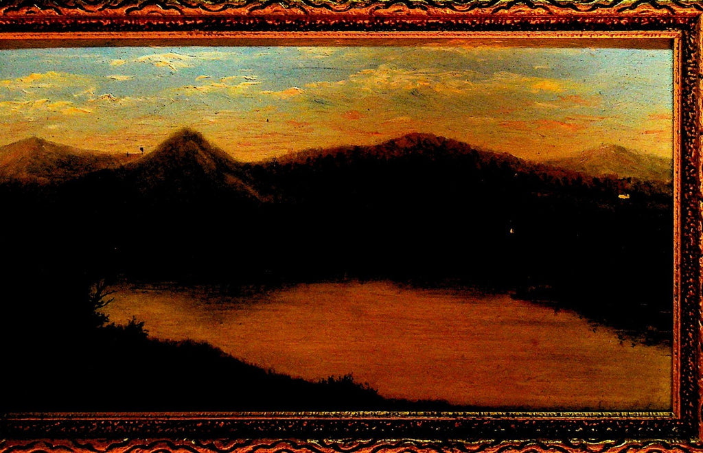 Landscape Nature Water Oil Painting EP Cliff New Brunswick Canada ca 19100