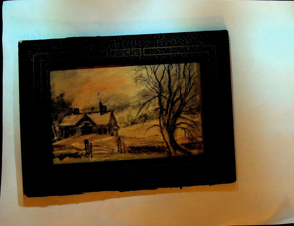 EP Cliff New Brunswick Ca Artist Watercolor Painting ca 1910 House Rural0