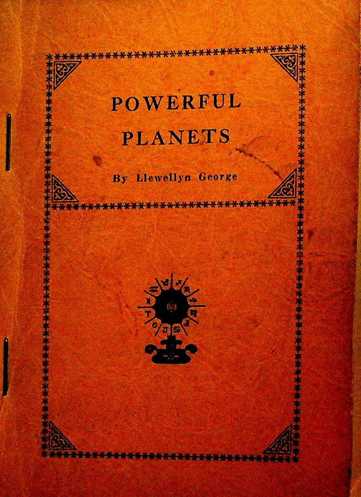 Powerful Planets Llewellyn George 1931 SC Book Astrology 2nd Edition0