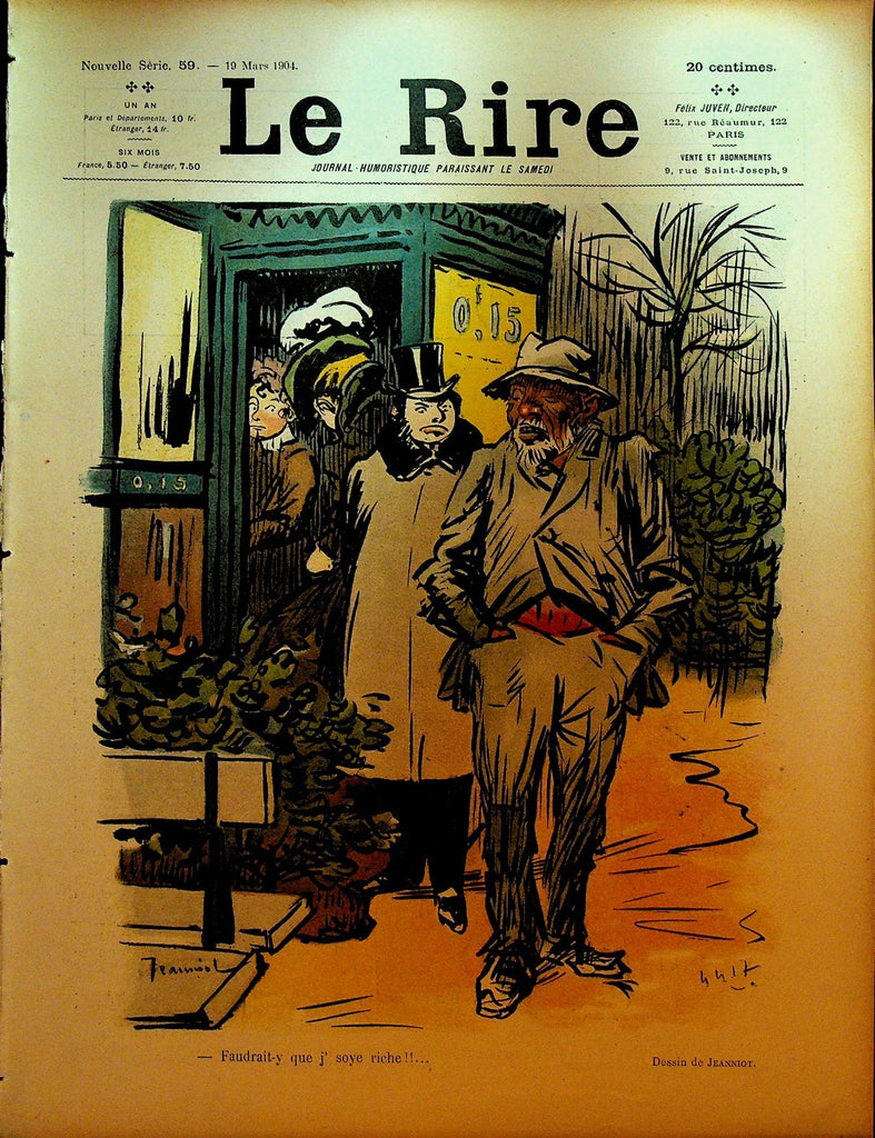 La Rire French Humor Magazine New Series #59 March 19 19040