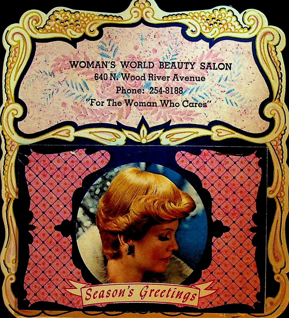 Woman's World Beauty Salon 1975 Stand Up Desk Calendar0