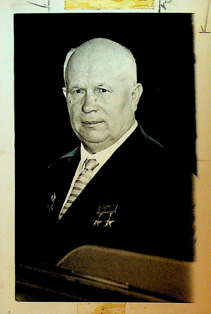 Nikita Khrushchev Wire Photo 1965 AP News Library0