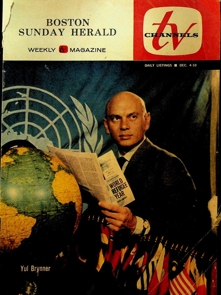 Boston Sunday Herald TV Channels Magazine December 4 1960 Yul Brynner0