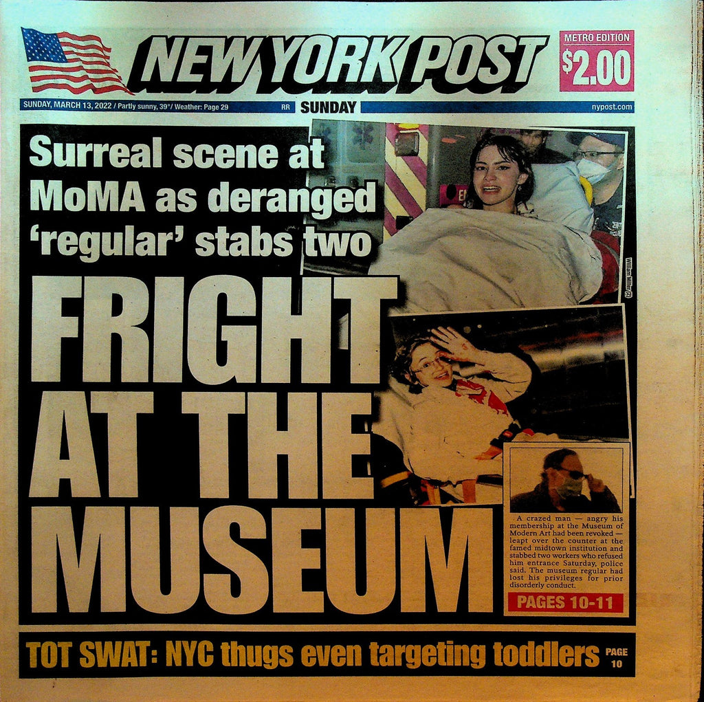New York Post March 13 2022 Chris Bassitt MOMA Stabbing0