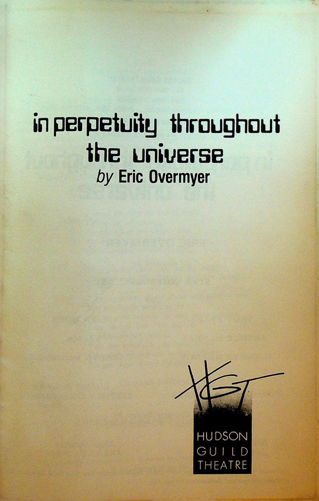 In Perpetuity Throughout the Universe Playbill 1988 Laura Innes Tzi Ma0