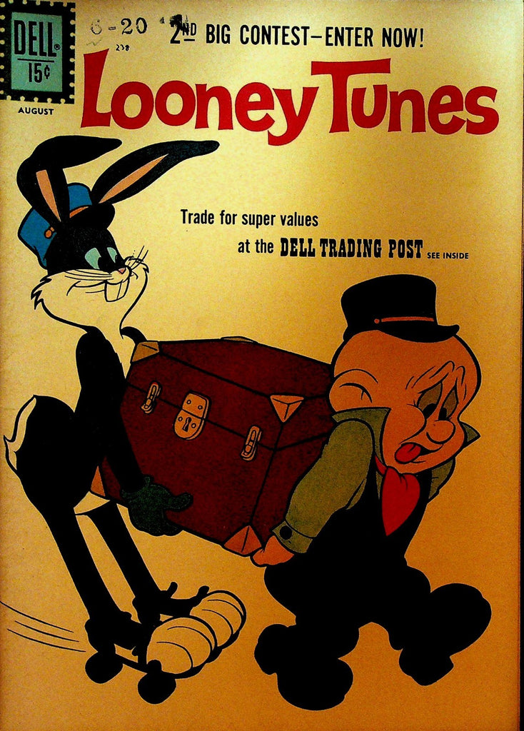 Looney Tunes 238 Dell Comics 1961 Bugs Bunny Elmer Fudd Movers Roller Skates0