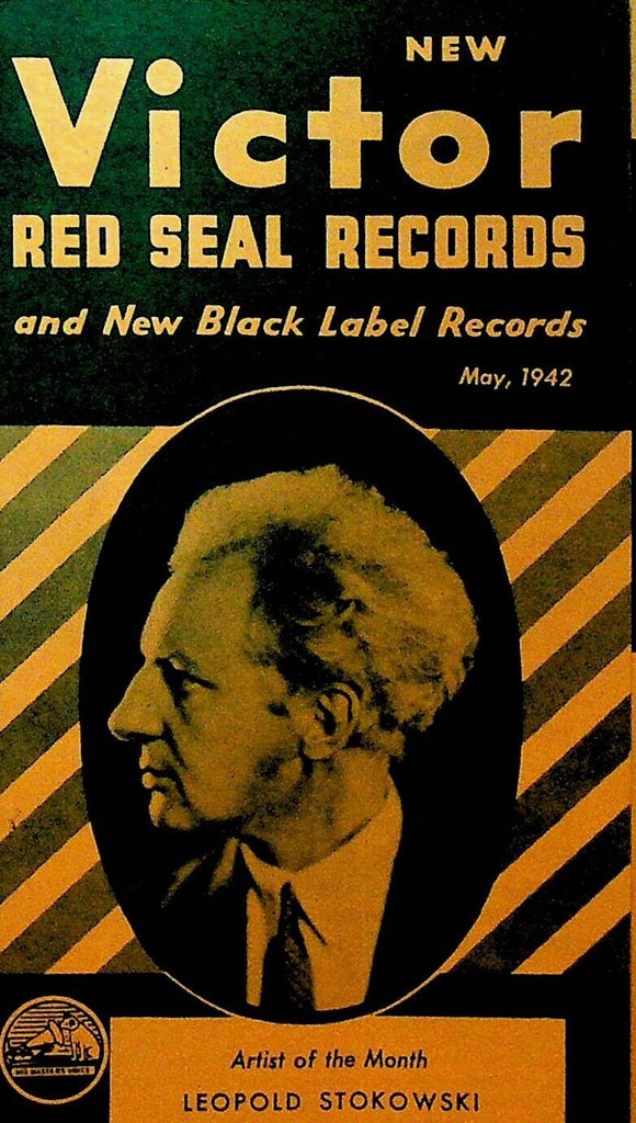 Victor Red Seal Records Brochure May 1942 Leopold Stokowski