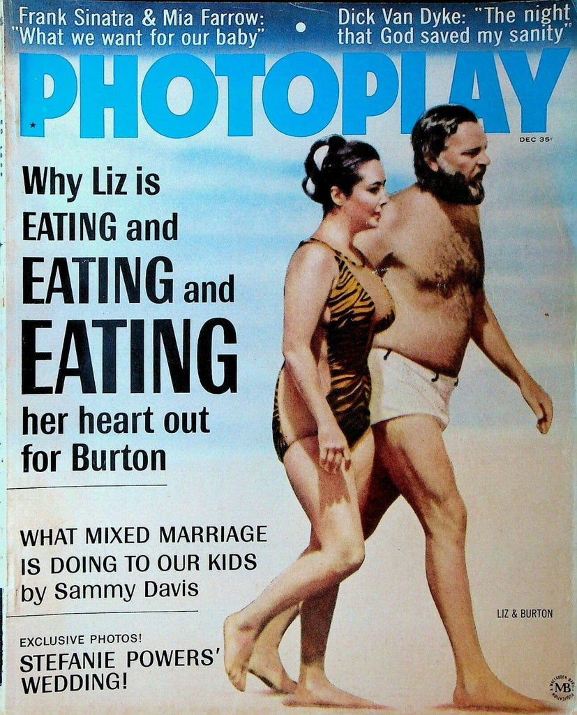 Photoplay December 1966 Liz Taylor Richard Burton Mia Farrow Frank Sinatra 0