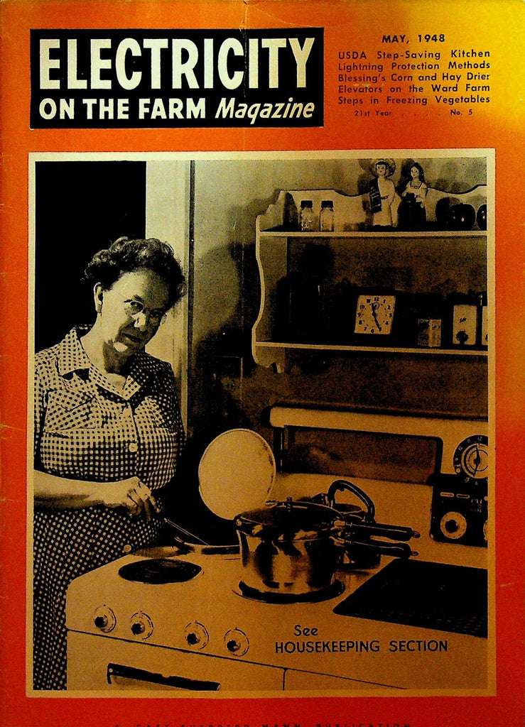 Electricity on the Farm Magazine May 1948 Blessing's Corn and Hay Drier0