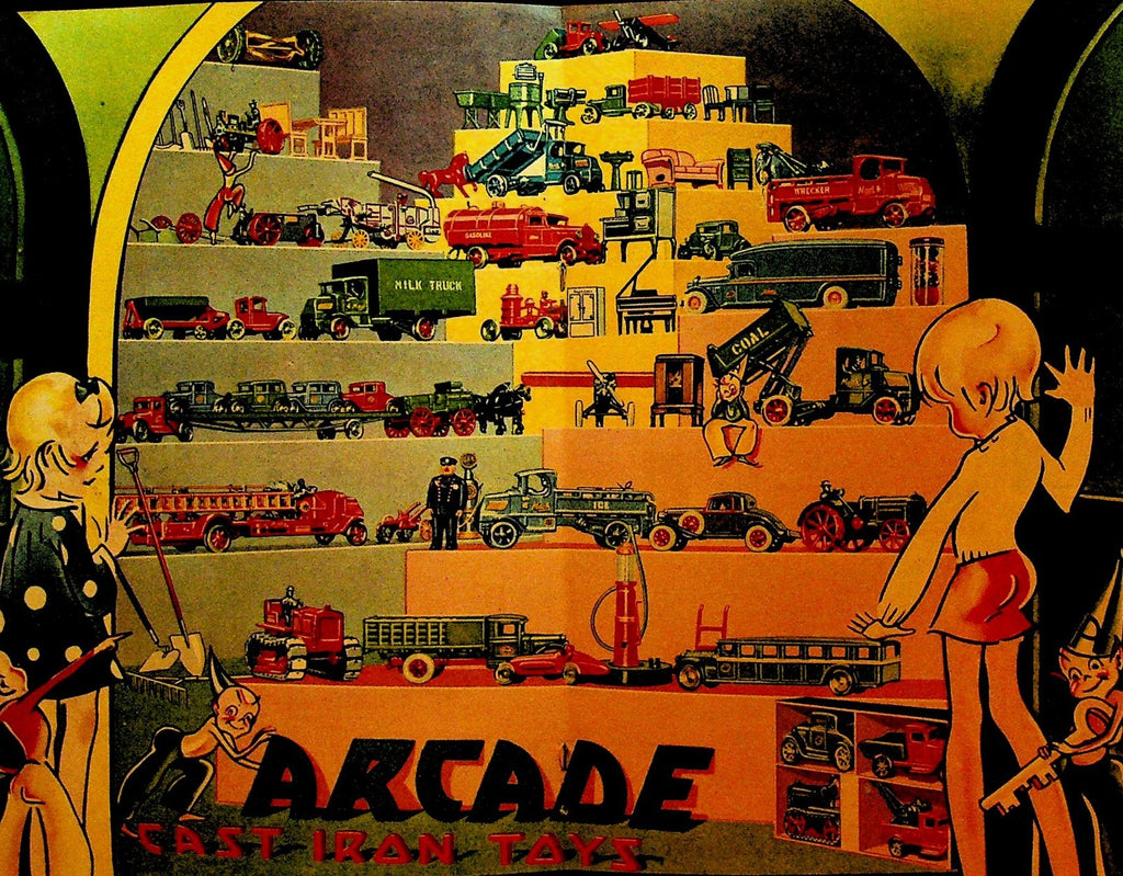 Fred & Jane With the Tiny Arcadians Premium Book 1931 Arcade Cast Iron Toy Co0
