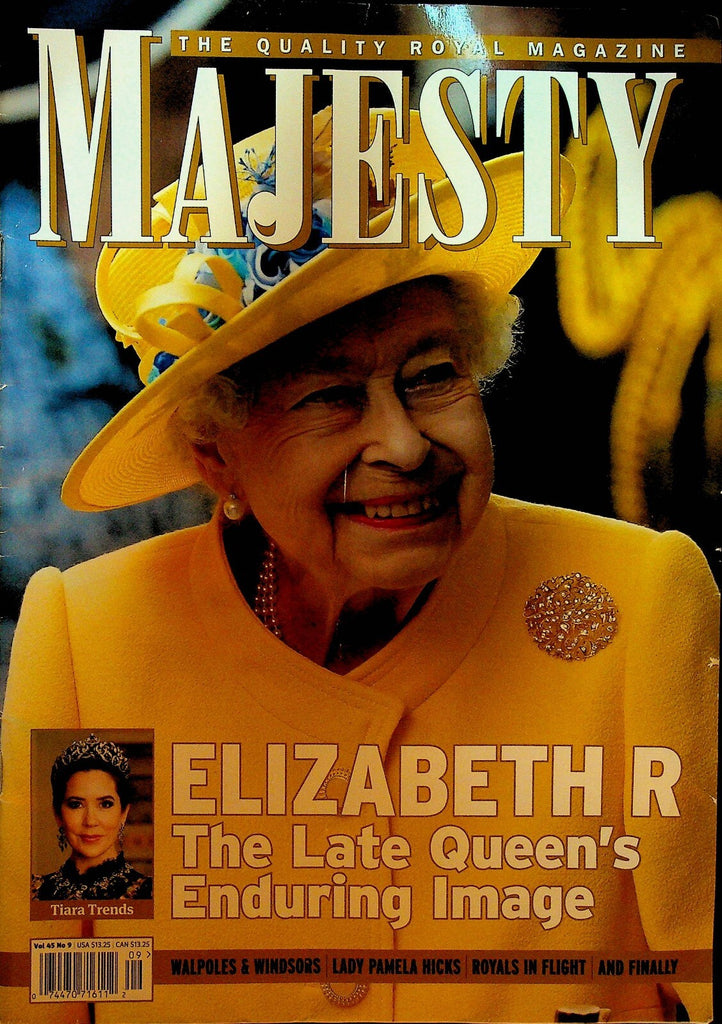Majesty Magazine September 2024 Queen Elizabeth II Haile Selassie Prince Harry0