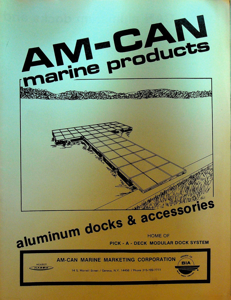 Am-Can Marine Products 1976 Brochure Aluminum Docks & Accessories0