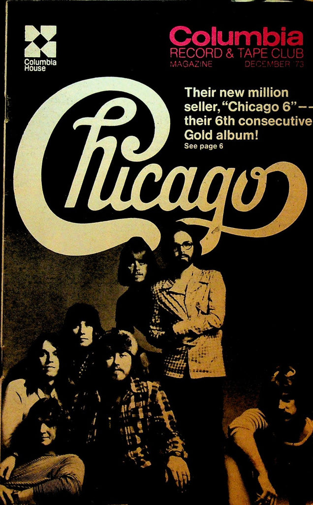 Columbia House Record Club Magazine December 1973 Chicago Tony Bennett Dion0