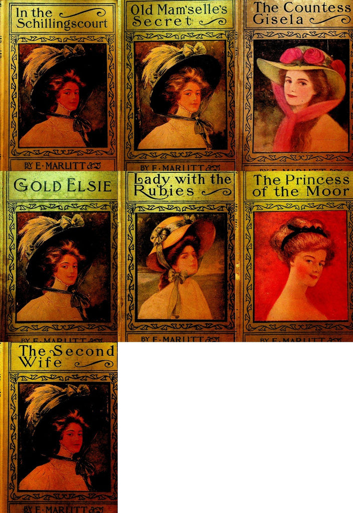 E Marlitt Lot of 7 Hardcover Books AL Burt0