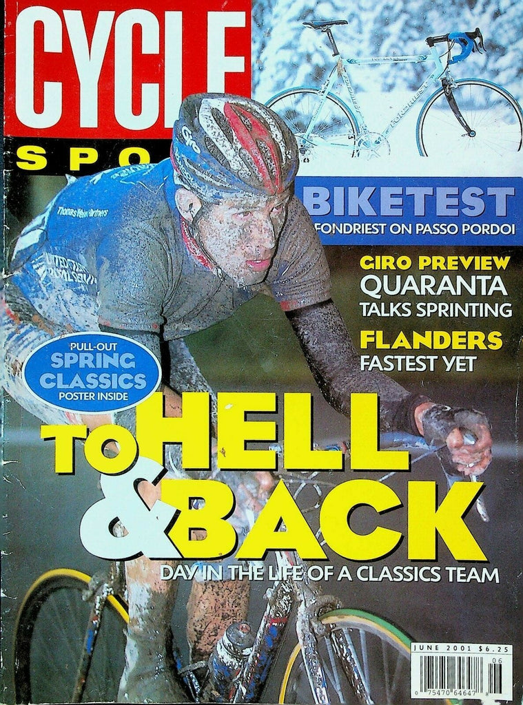 Cycle Sport Magazine June 2001 Lance Armstrong Miguel Poblet Ivan Quaranta 0