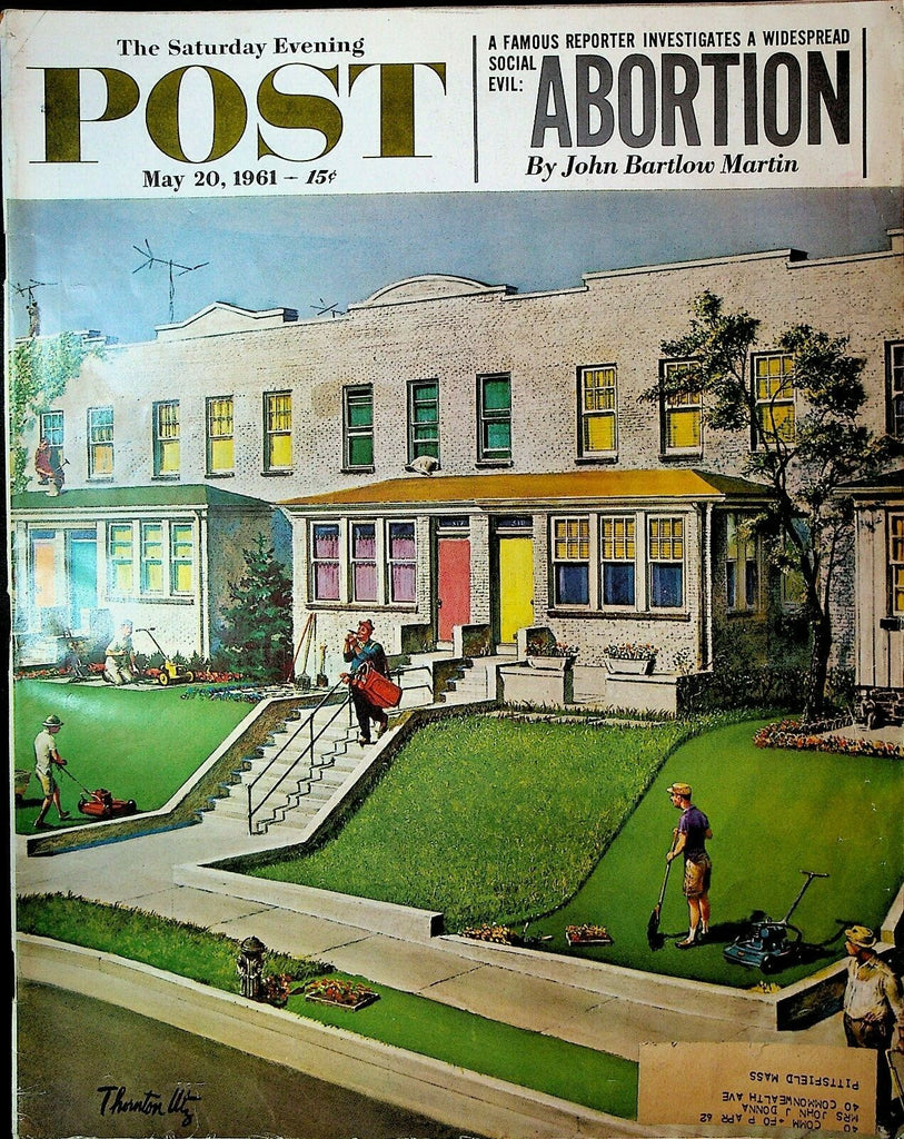 Saturday Evening Post May 20 1961 Willie Mays Tornadoes Civil War Georgia March0