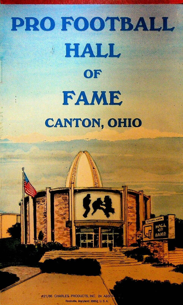 Pro Football Hall of Fame Canton Ohio Notepad 1990s