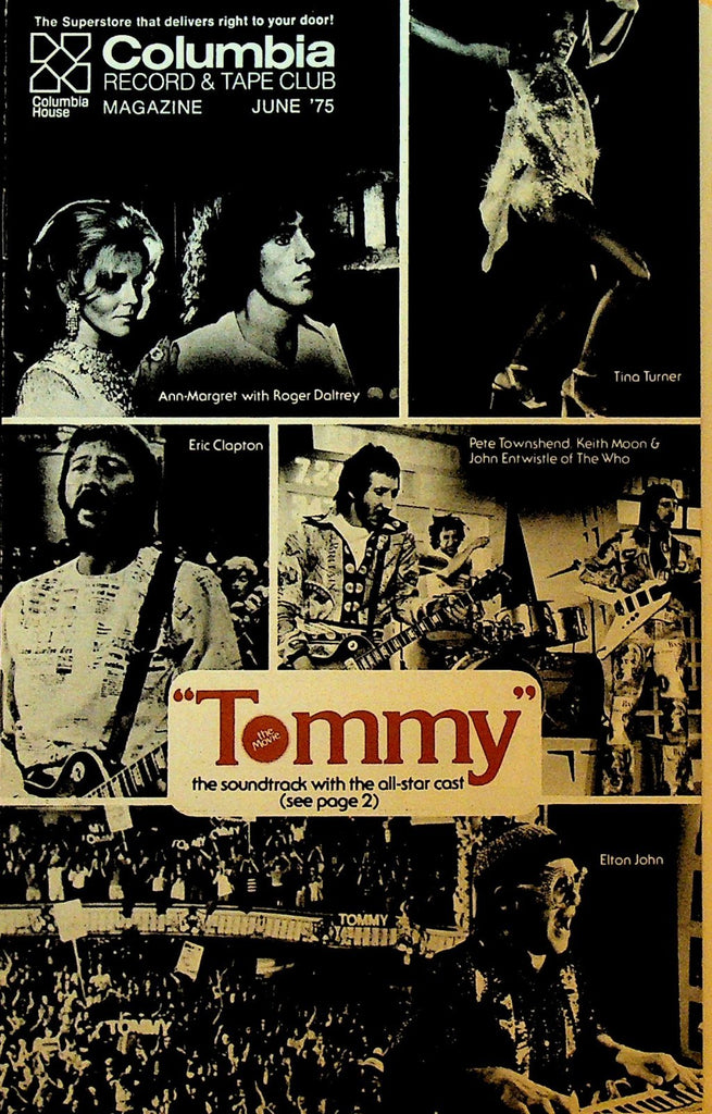Columbia Record & Tape Club Catalog June 1975 Tina Turner Eric Clapton The Who0