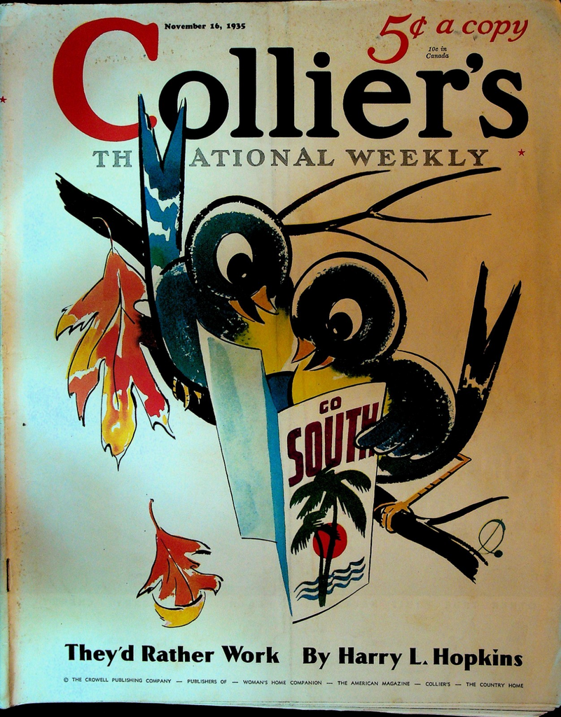 Collier's Magazine November 16 1935 Victor McLaglen Captain EV Rickenbacker0