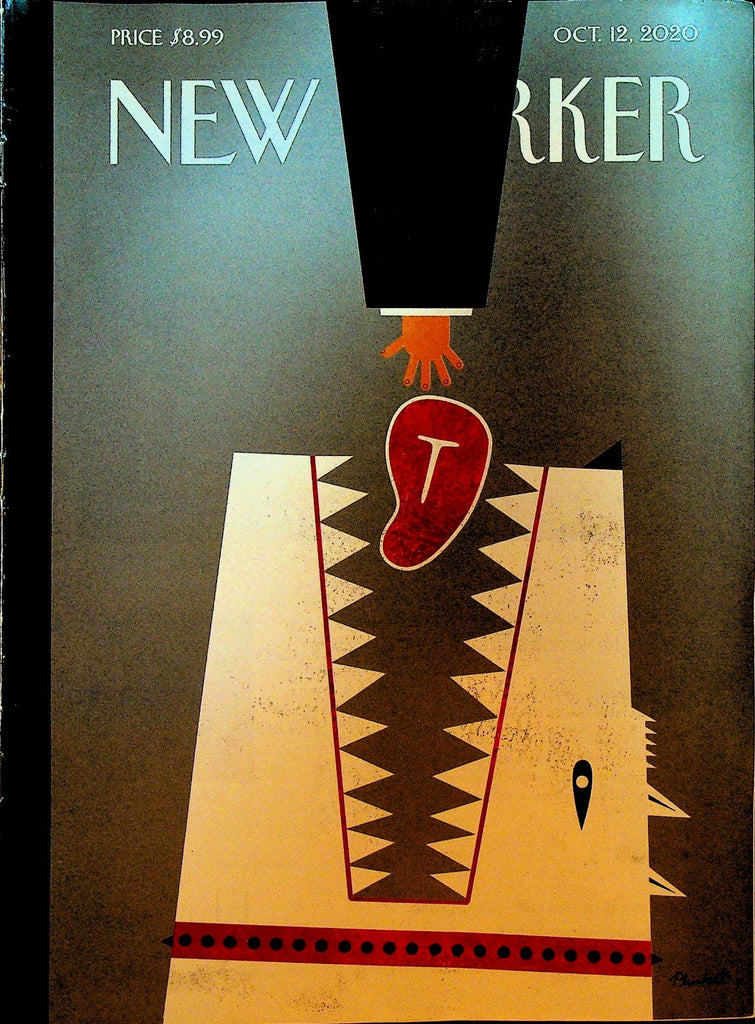 The New Yorker October 12 2020 Peter Zumthor David Plunkert Barry Blitt0