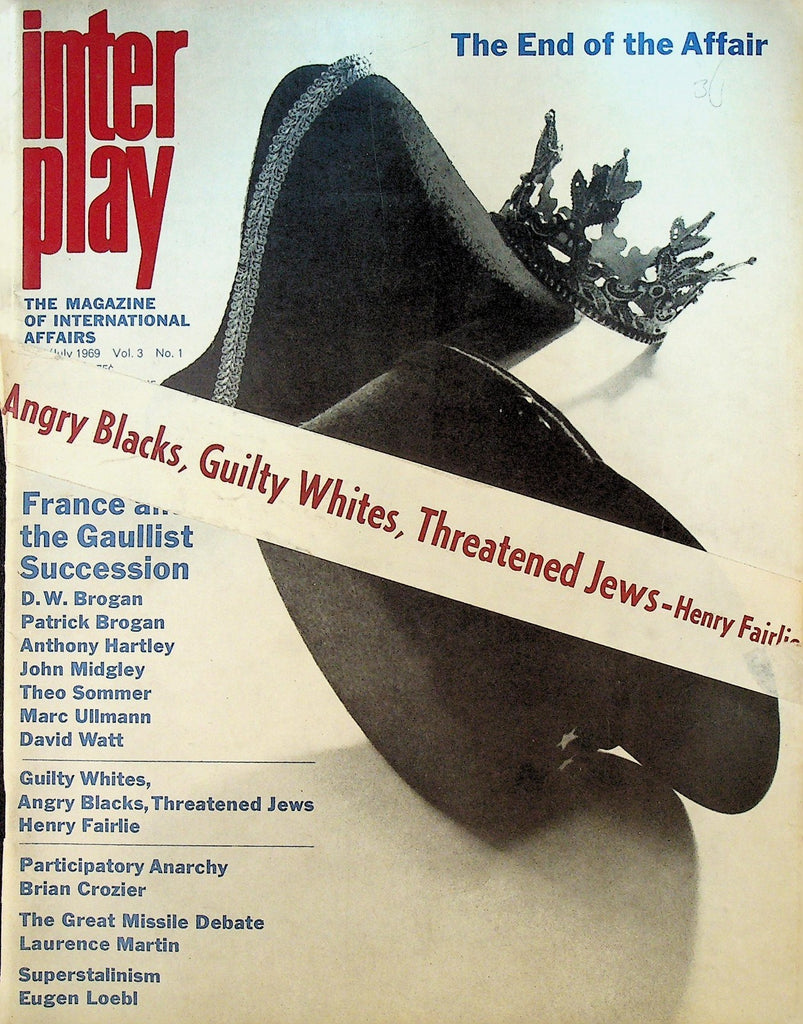 Interplay June 1969 Charles de Gaulle Angy Blacks Guilty Whites Threatened Jews0