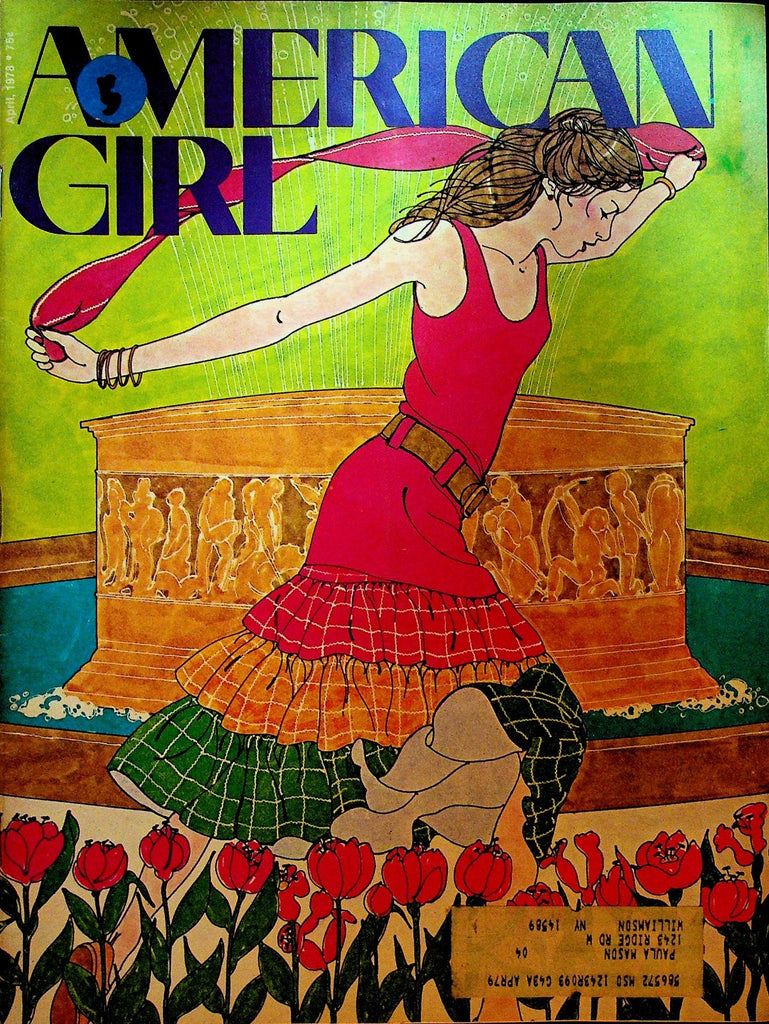 American Girl Magazine April 1978 Girl Scouts Jimmy Buffet Leif Garrett0