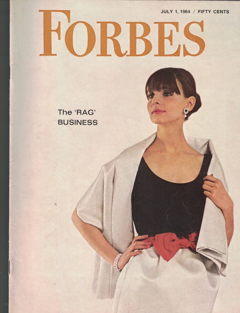 Forbes Magazine July 1 1964 The Rag Business Fashion Clothing 0