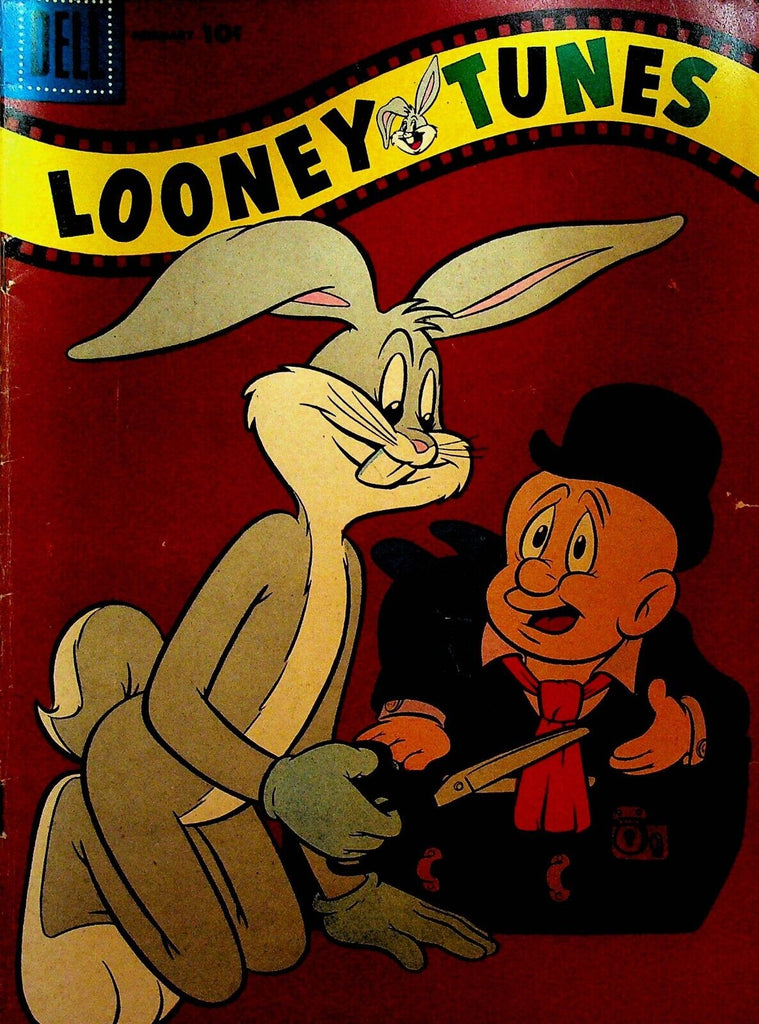 Looney Tunes 184 Dell Comics 1957 Bugs Bunny Elmer Fudd Scissors Tie Briefcase