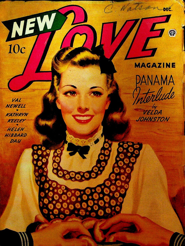 New Love Magazine Pulp December 1943 Val Newell Kathryn Keeley Velda Johnston0
