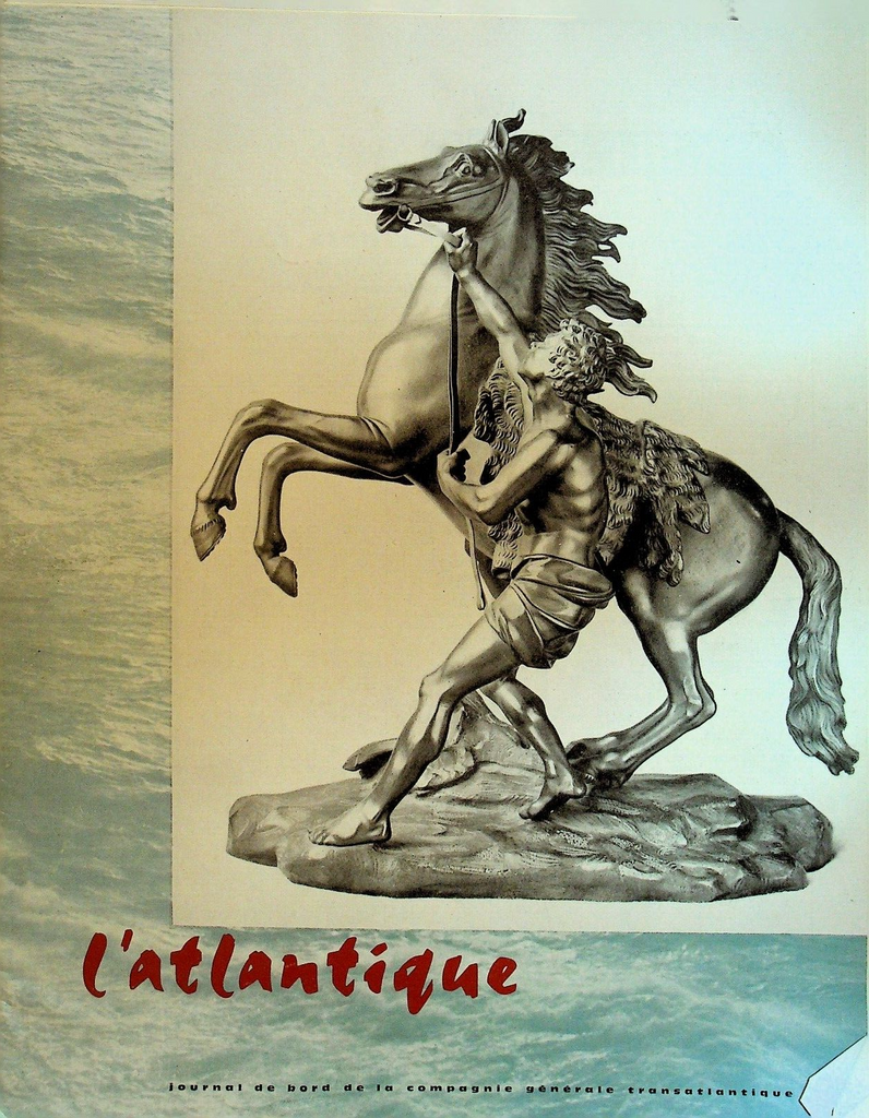 L'Atlantique Magazine June 17 1960 SS Liberte French Line President Eisenhower