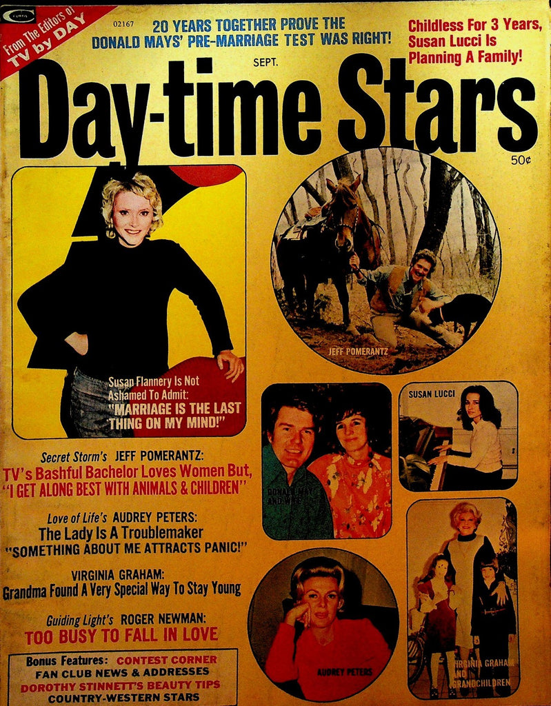 Daytime Stars Magazine September 1973 Mark Hamill Susan Lucci Audrey Peters0