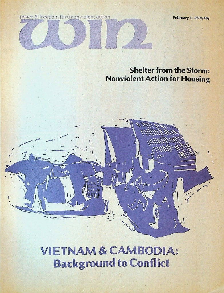 Win Magazine February 1 1979 Vietnam Cambodia Vera B Williams0