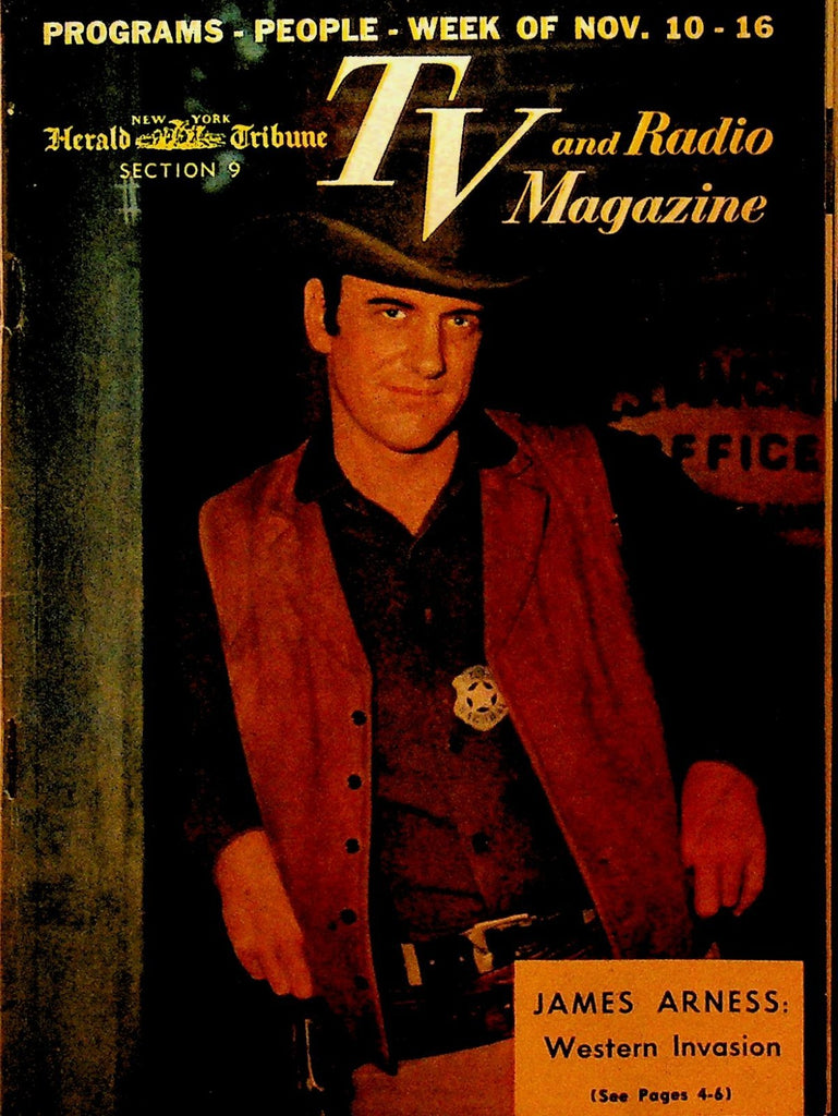 TV & Radio Magazine November 10 1957 New York Herald Tribune James Arness0
