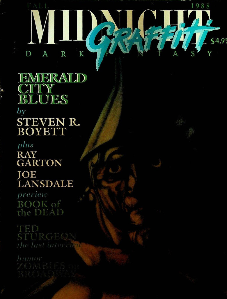 Midnight Graffiti Fall 1988 Wizard of Oz Ray Garton Ted Sturgeon David J Schow