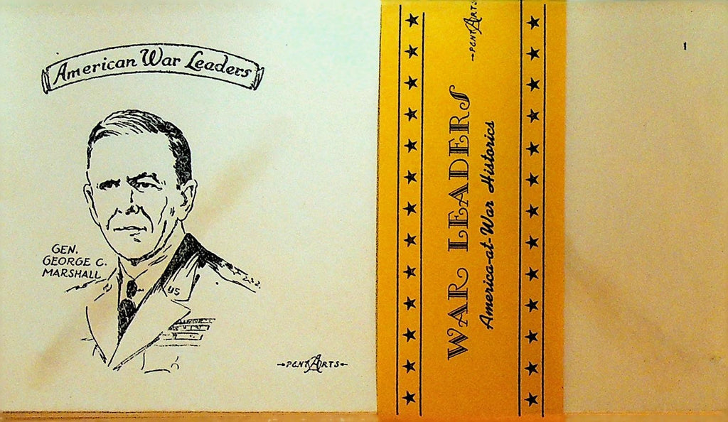 PentArts Set of 10 WWII War Leaders Cachet Covers Nimitz Marshall MacArthur Ike0